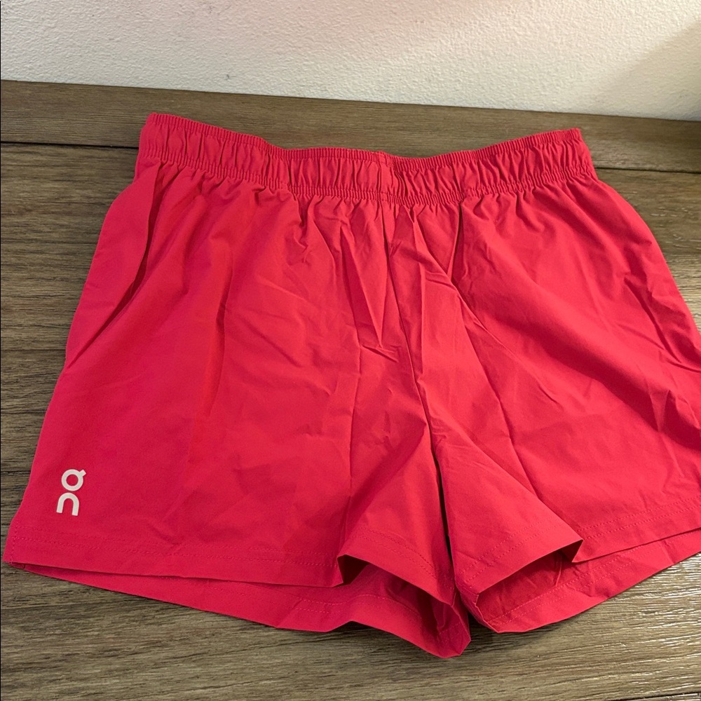 NWT [On Running] 3" Core Drawstring Athletic Shorts in Grenadine Women’s S - Picture 5 of 12